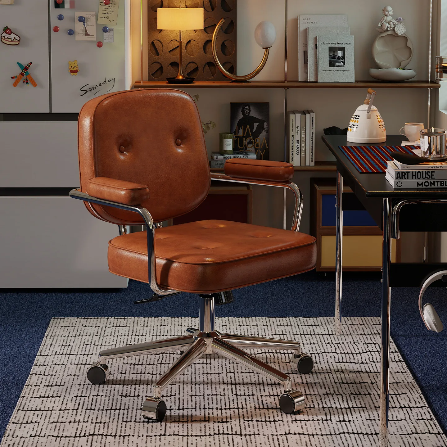 PYJ home computer flat replacement swivel chair sedentary study desk office chair light luxury back chair
PYJ home computer flat replacement swivel chair sedentary study desk office chair light luxury back chair
