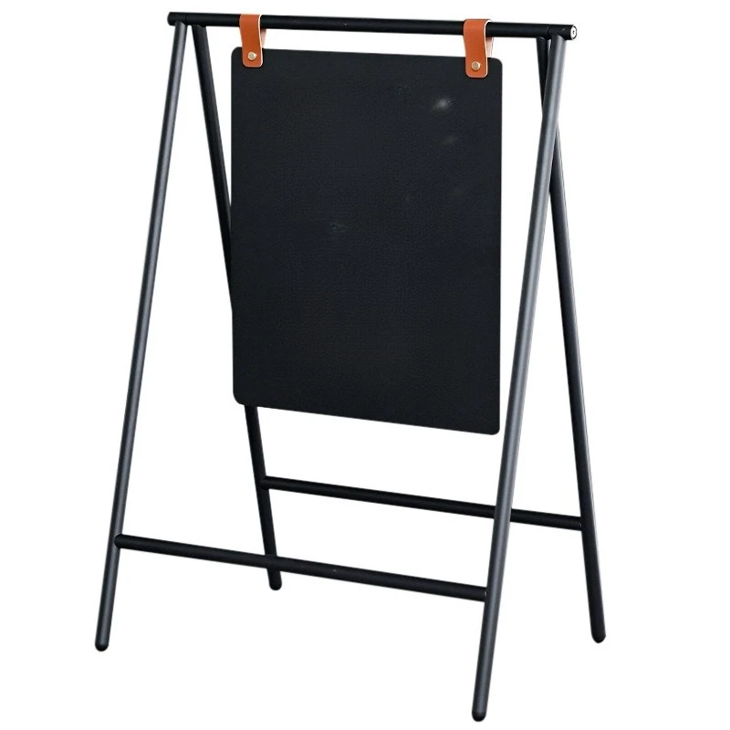 Creative wrought iron floor billboard movable folding display stand signboard vertical A-shaped display stand lightweight
Creative wrought iron floor billboard movable folding display stand signboard vertical A-shaped display stand lightweight