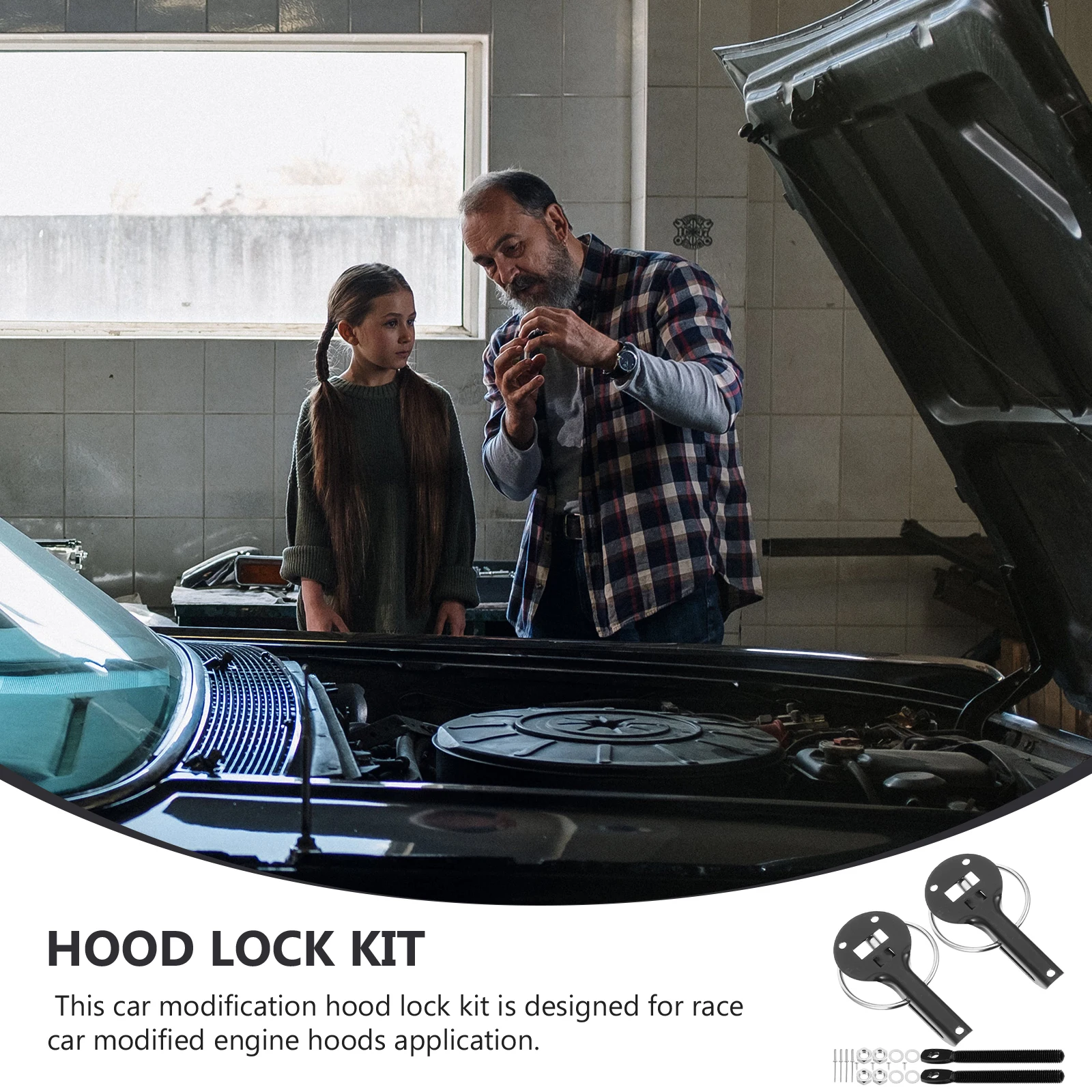 1 Set Locks for Cars Universal Racing Car Hood Pins Kit Black Automotive Secure Hood Enhancement Exterior Accessories
1 Set Locks for Cars Universal Racing Car Hood Pins Kit Black Automotive Secure Hood Enhancement Exterior Accessories