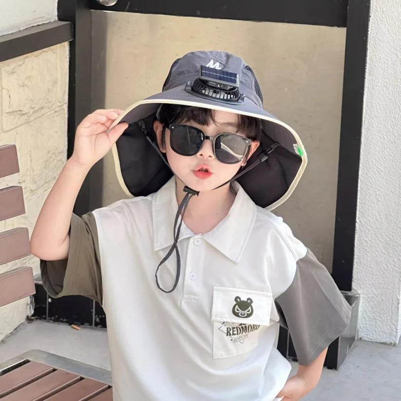 Wide Brim Sun Hat With Solar Fan Wide Brim Solar Fan Outdoor Fishing Hat Solar Charging Solar Powered Hat Kid's Fishing
Wide Brim Sun Hat With Solar Fan Wide Brim Solar Fan Outdoor Fishing Hat Solar Charging Solar Powered Hat Kid's Fishing