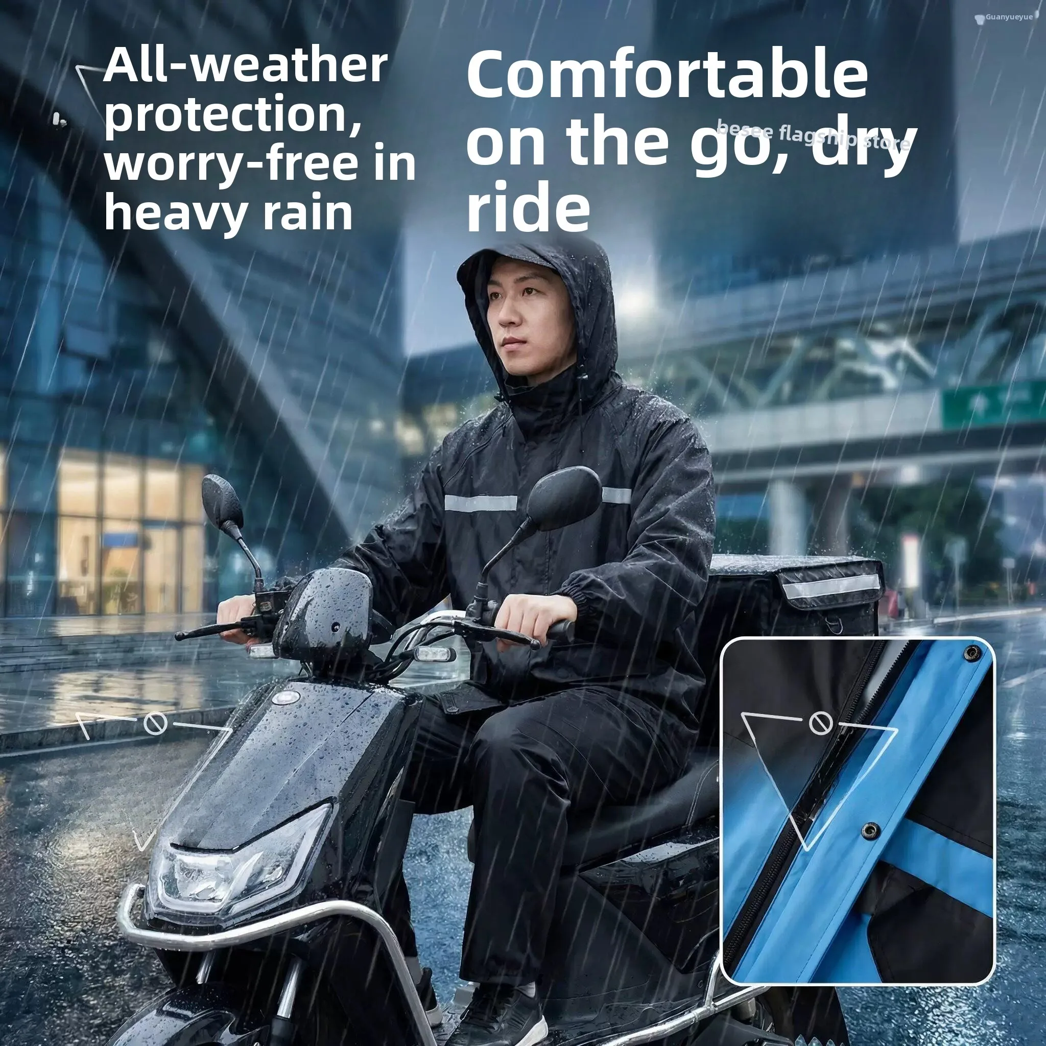 Thickened PVC Crystal Two-Piece Raincoat for Outdoor Work Heavy Rainproof Adult Riding Rainwear for Outerwear
Thickened PVC Crystal Two-Piece Raincoat for Outdoor Work Heavy Rainproof Adult Riding Rainwear for Outerwear