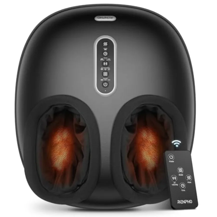 Foot Massager with Heat for Plantar Fasciitis Relief, Deep-Kneading Air Squeezing, Size 12, Deep Grey, Shiatsu Therapy, Mothers
Foot Massager with Heat for Plantar Fasciitis Relief, Deep-Kneading Air Squeezing, Size 12, Deep Grey, Shiatsu Therapy, Mothers