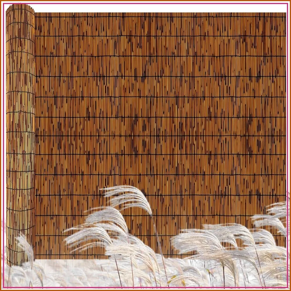 Natural Reed Fencing 4x16.4ft Privacy Screen for Balcony Patio Backyard - Brown
Natural Reed Fencing 4x16.4ft Privacy Screen for Balcony Patio Backyard - Brown