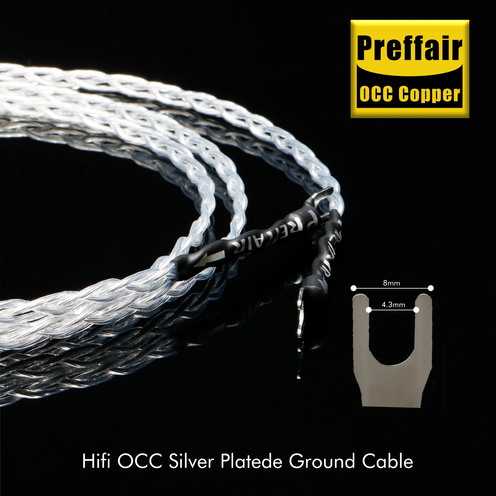 HiFi Audio Turntable Ground Cable OCC Silver 3AG Phono Line Braided LP Vinyl CD Amplifier Tornam Ground Wire Signal Bridge Cable
HiFi Audio Turntable Ground Cable OCC Silver 3AG Phono Line Braided LP Vinyl CD Amplifier Tornam Ground Wire Signal Bridge Cable