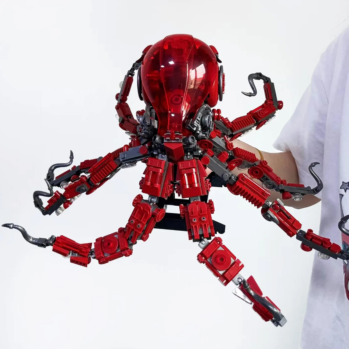 Серия Ideas, механические строительные блоки в виде осьминога, высокотехнологичная модель морского животного, модель кирпича, сборка игрушек для детей, подарок на день рождения
Серия Ideas, механические строительные блоки в виде осьминога, высокотехнологичная модель морского животного, модель кирпича, сборка игрушек для детей, подарок на день рождения