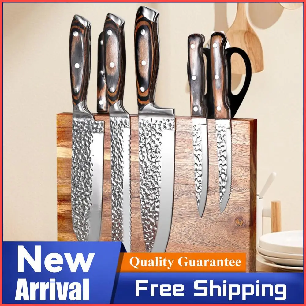 Magnetic Knife Block Double-Sided Universal Knife Stand Knife Set Holder Stand with Strong Enhanced Magnets for Counter Top
Magnetic Knife Block Double-Sided Universal Knife Stand Knife Set Holder Stand with Strong Enhanced Magnets for Counter Top