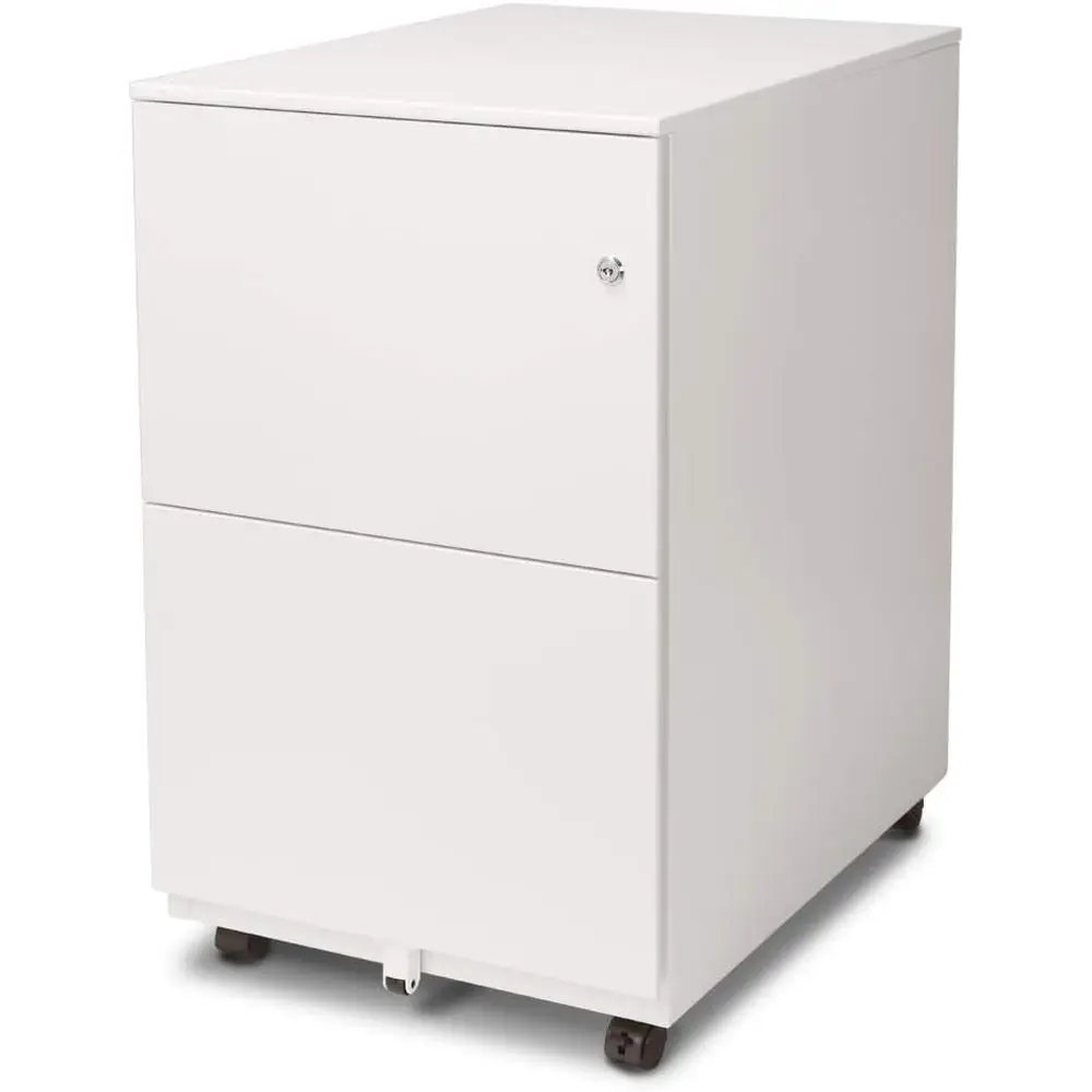White Fully Assembled 2-Door Metal Cabinet with Lock and Key
White Fully Assembled 2-Door Metal Cabinet with Lock and Key