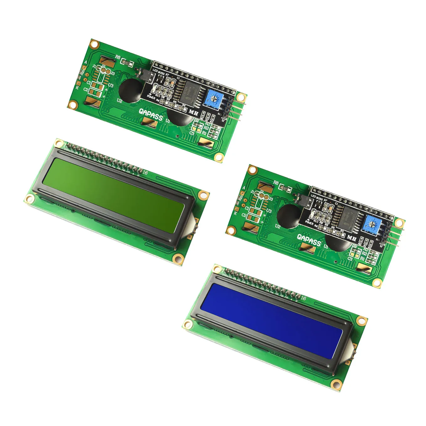 Модуль LCD1602 + I2C LCD 1602 синий/зеленый экран PCF8574 IIC/I2C LCD1602 плата адаптера для arduino UNO R3 mega25
Модуль LCD1602 + I2C LCD 1602 синий/зеленый экран PCF8574 IIC/I2C LCD1602 плата адаптера для arduino UNO R3 mega25