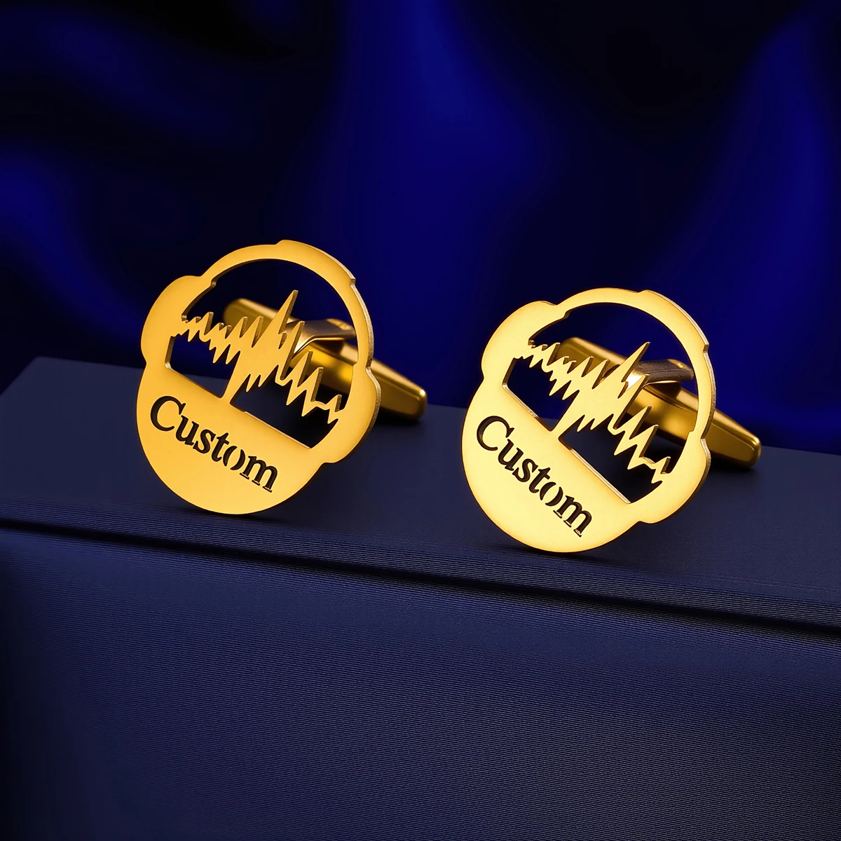 Customized Name Men's Headphones Sonic Cufflinks Custom Suit Shirt Stainless Steel Buttons Sports Jewelry Gifts
Customized Name Men's Headphones Sonic Cufflinks Custom Suit Shirt Stainless Steel Buttons Sports Jewelry Gifts