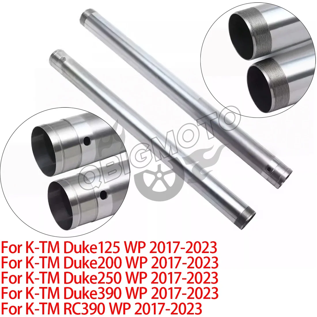 Duke 390 2023 Motorcycle Front Suspension Fork Inner Tubes Set For K-TM Duke390 Duke125 Duke200 Duke250 RC390 WP 2022-2017
Duke 390 2023 Motorcycle Front Suspension Fork Inner Tubes Set For K-TM Duke390 Duke125 Duke200 Duke250 RC390 WP 2022-2017