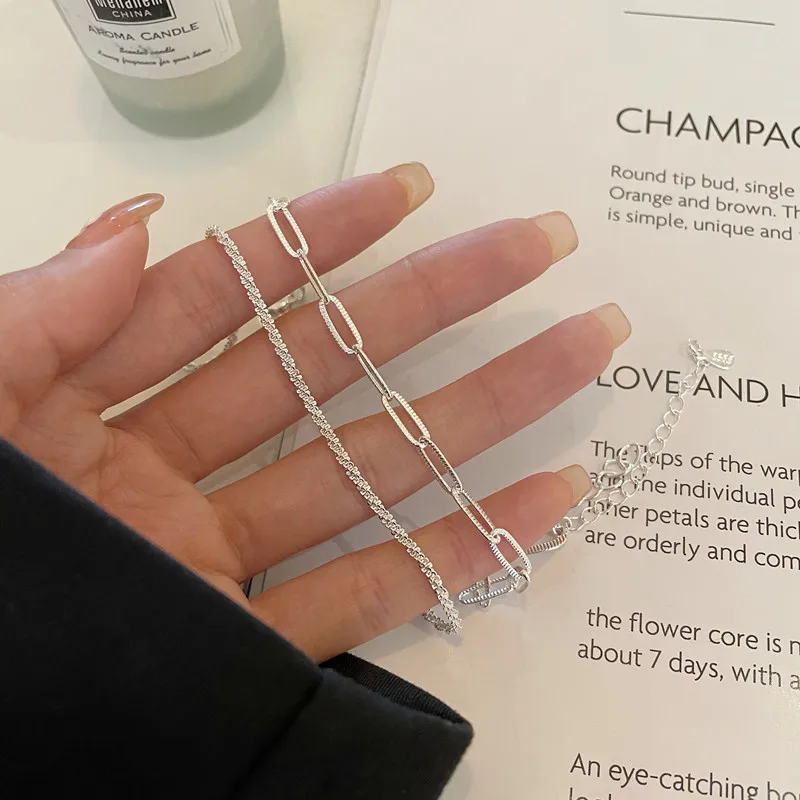 925 Sterling Silver Sparkling Bracelets for Women Girls Luxury Trendy Starry Sky Charm Bracelets Party Jewelry Accessories
925 Sterling Silver Sparkling Bracelets for Women Girls Luxury Trendy Starry Sky Charm Bracelets Party Jewelry Accessories