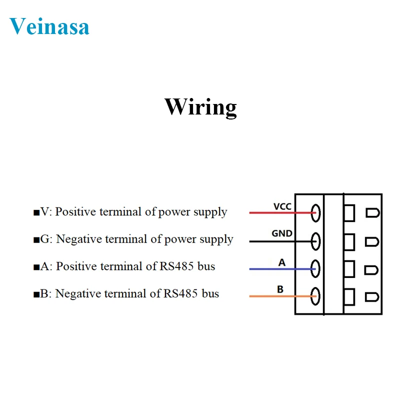 Veinasa HTW-GS1-RS485 Digital Sensor Temperature Humidity Transmitter Buzzer Alarm Transmission LCD Display Greenhouse Warehouse
Veinasa HTW-GS1-RS485 Digital Sensor Temperature Humidity Transmitter Buzzer Alarm Transmission LCD Display Greenhouse Warehouse
