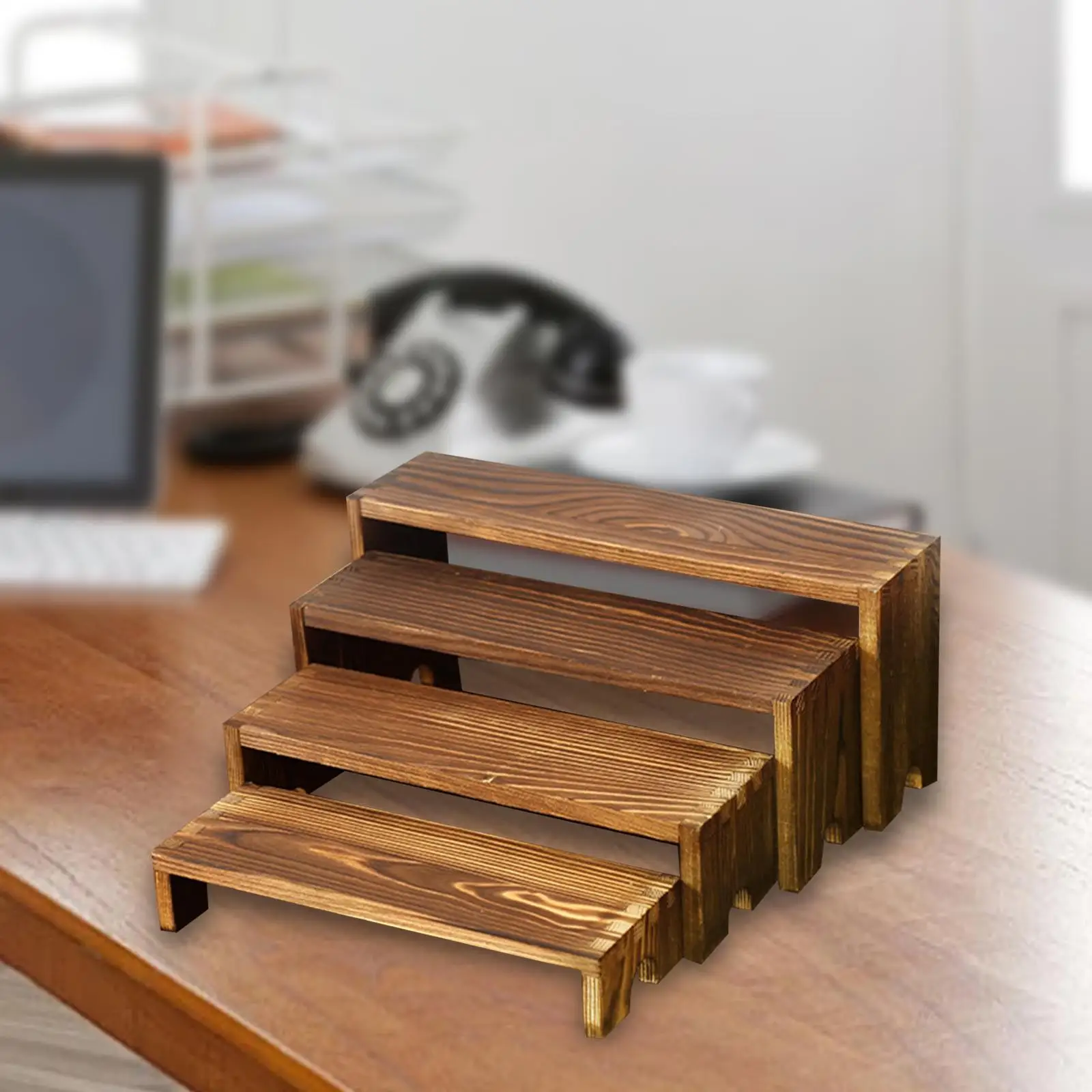 4 Pieces Wooden Display Riser Stand Sturdy Construction Perfume Organizer for
4 Pieces Wooden Display Riser Stand Sturdy Construction Perfume Organizer for