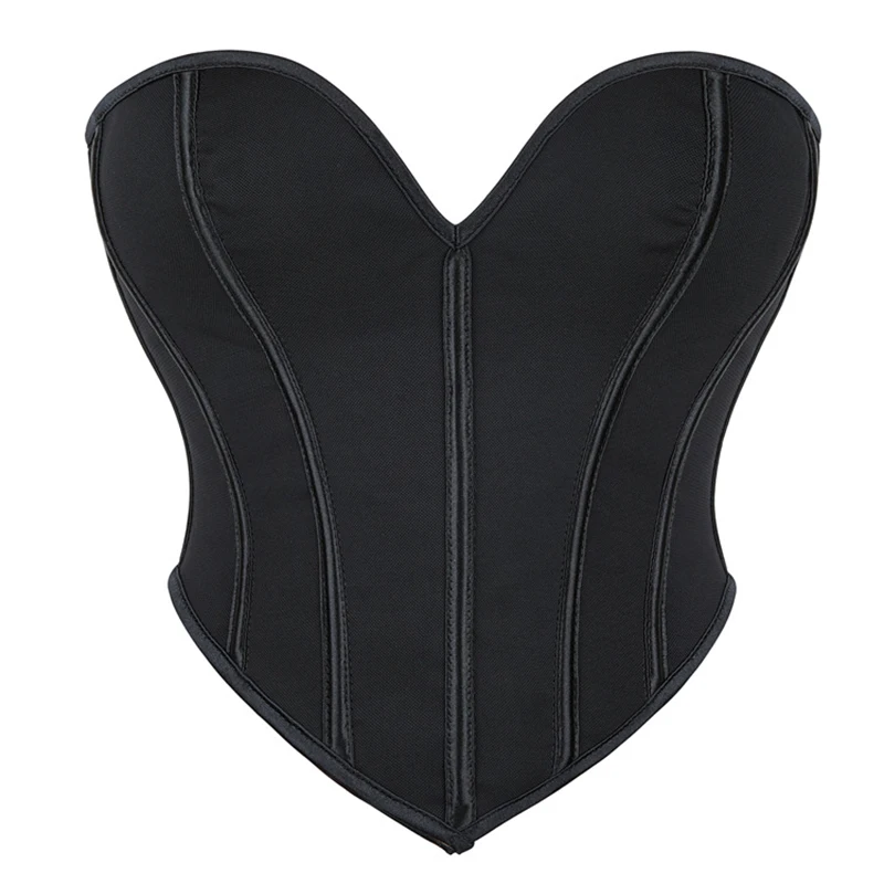 Women's Strapless Bustier Corset Sexy Overbust Corsets Crop Tops Vintage Bustiers Solid Body Shaper Lingerie Gothic Corselet
Women's Strapless Bustier Corset Sexy Overbust Corsets Crop Tops Vintage Bustiers Solid Body Shaper Lingerie Gothic Corselet