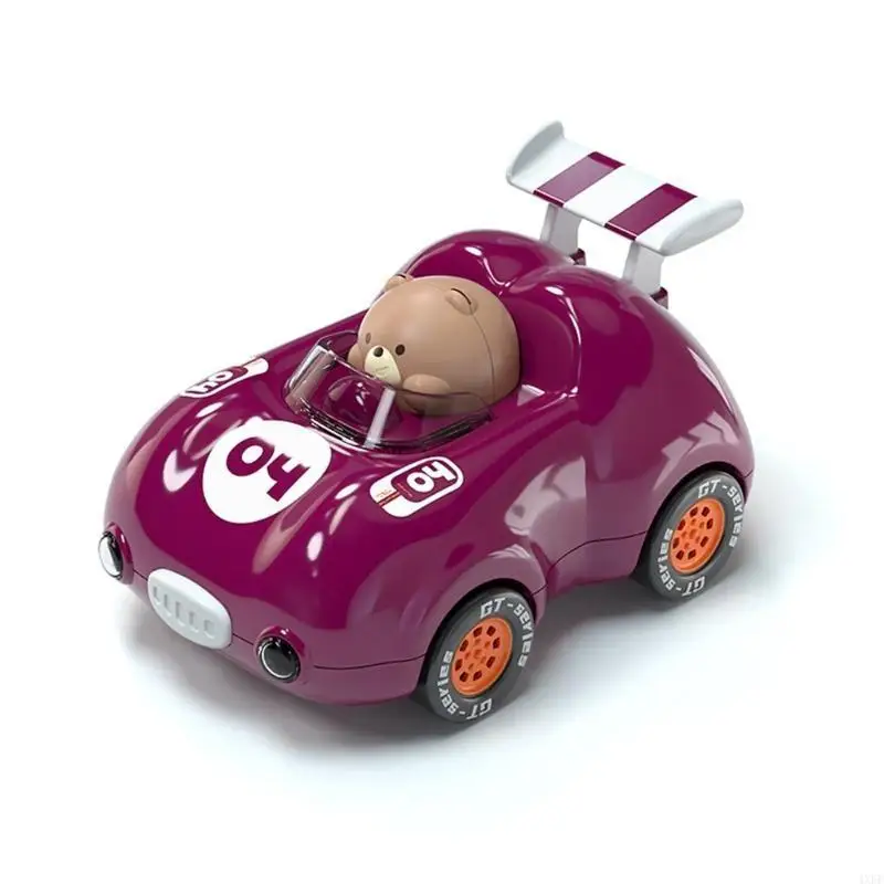 Cartoon Bear Inertial Car Toy Push and Go Play Vehicle with Light for Toddler
Cartoon Bear Inertial Car Toy Push and Go Play Vehicle with Light for Toddler