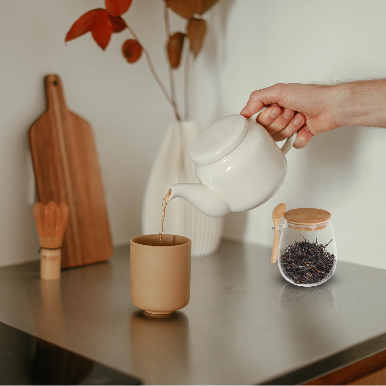 Glass Jar Tea Leaves Container Household Storage Canister Multi function Sealed Transparent Food Coffee Storage Bottle
Glass Jar Tea Leaves Container Household Storage Canister Multi function Sealed Transparent Food Coffee Storage Bottle
