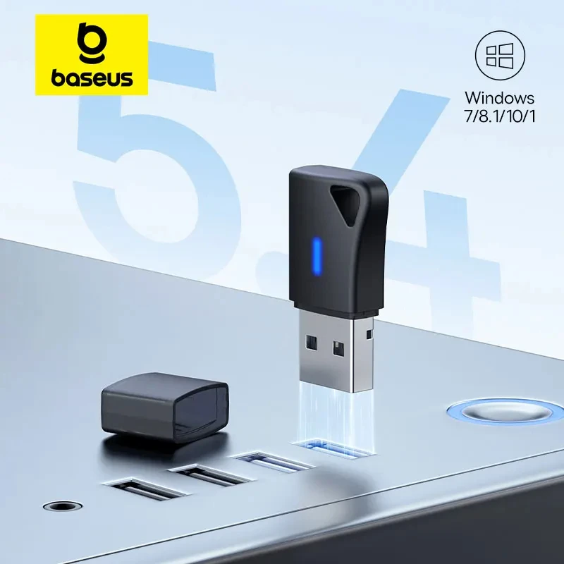 Baseus BA04+ Wireless Audio Adapter For Windows 7/8.1/10/11 Systems Fast Bluetooth Audio Receiver USB PC Receivers Bluetooth 5.4
Baseus BA04+ Wireless Audio Adapter For Windows 7/8.1/10/11 Systems Fast Bluetooth Audio Receiver USB PC Receivers Bluetooth 5.4