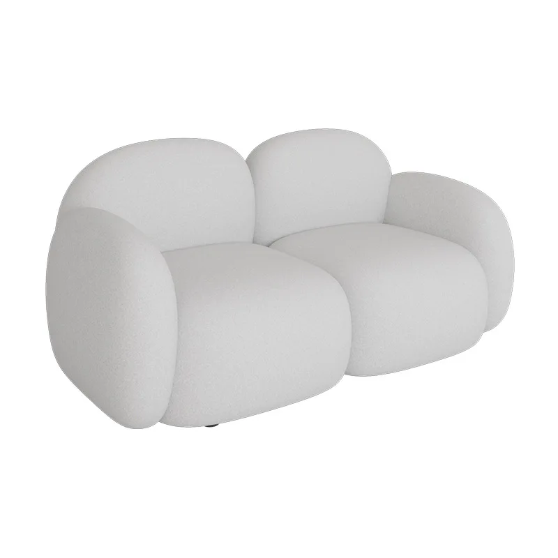Cream wind curved sofa modern simple clothing store milk tea shop reception area rest area beauty salon fabric
Cream wind curved sofa modern simple clothing store milk tea shop reception area rest area beauty salon fabric