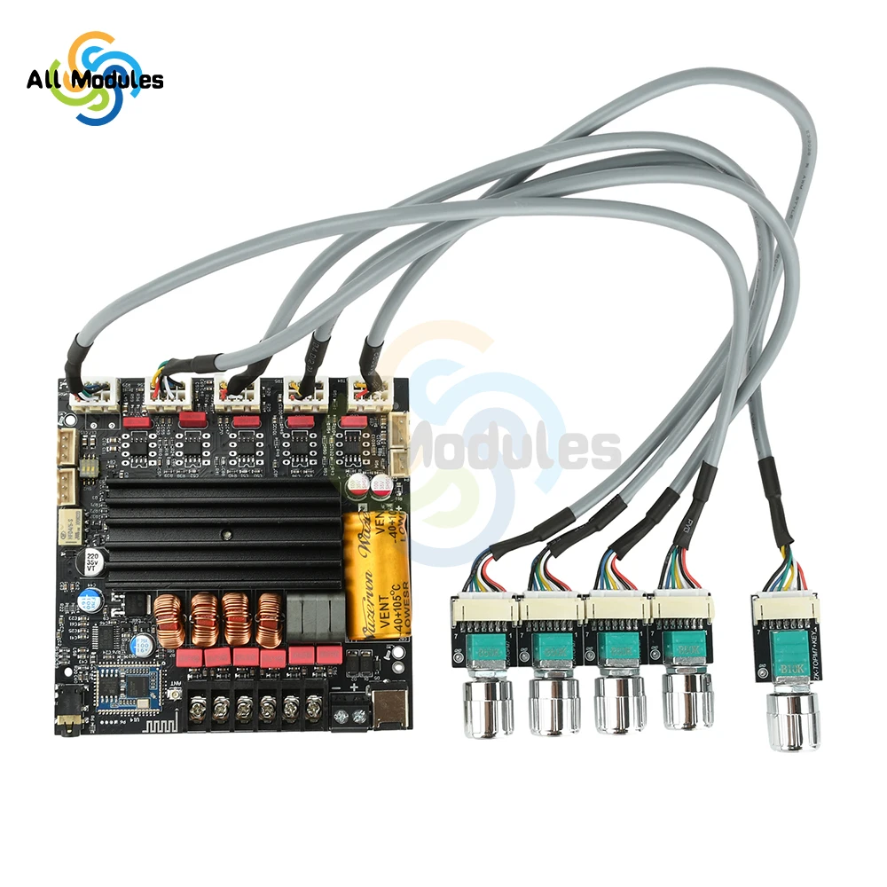 ZK-TB21Q Bluetooth Digital Amplifier Board 2.1 Channel 50W+50W+100W Lossless APTX Subwoofer HiFi Audio Amplifier Module for Home
ZK-TB21Q Bluetooth Digital Amplifier Board 2.1 Channel 50W+50W+100W Lossless APTX Subwoofer HiFi Audio Amplifier Module for Home
