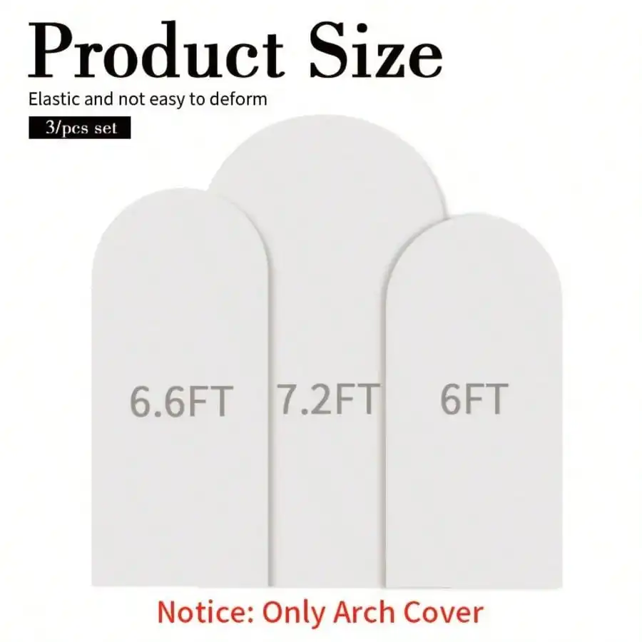 3Pcs Wedding Arch Cover 6FT-6.6FT-7FT Wedding Arch Stand Top Chiara Arch Backdrop Stands Party Baby Shower Decoration
3Pcs Wedding Arch Cover 6FT-6.6FT-7FT Wedding Arch Stand Top Chiara Arch Backdrop Stands Party Baby Shower Decoration