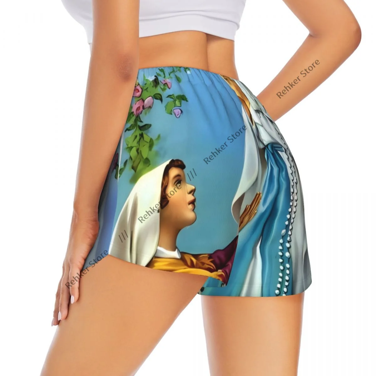 Шорты для йоги для женщин, шорты для фитнеса, байкерские спортивные шорты для бега, быстросохнущая спортивная одежда с карманом Девы Марии Иисуса
Шорты для йоги для женщин, шорты для фитнеса, байкерские спортивные шорты для бега, быстросохнущая спортивная одежда с карманом Девы Марии Иисуса