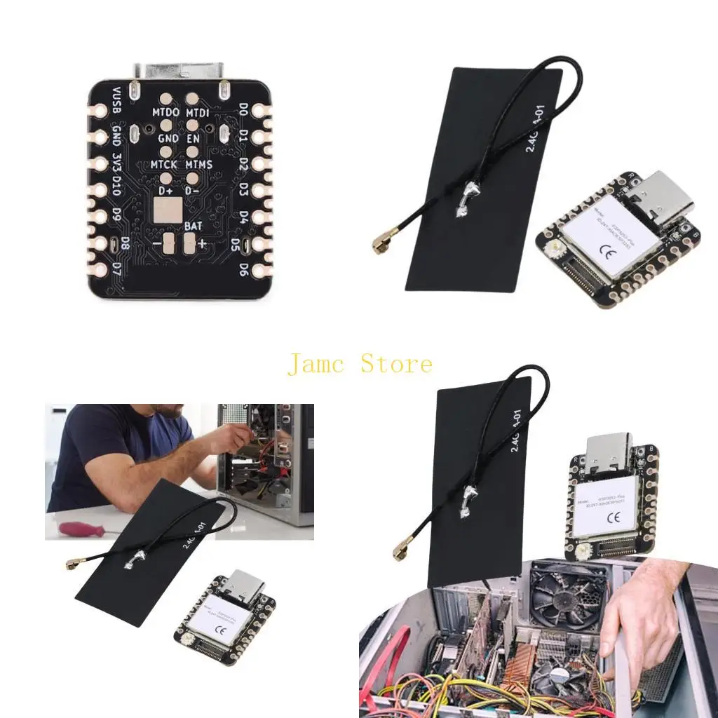 LX0B Advanced XIAO ESP32S3 Wireless Development Board 240MHz Double Cored and BLE5.0 for Intelligent Home Applications
LX0B Advanced XIAO ESP32S3 Wireless Development Board 240MHz Double Cored and BLE5.0 for Intelligent Home Applications