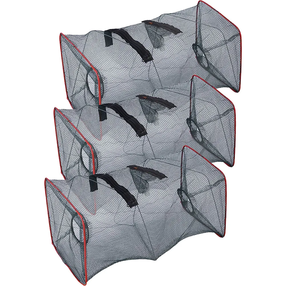 3pcs Foldable Lobster Net 50x20x20cm Durable Nylon Fishing Trap for Shrimp Crawfish Crab Portable Aquatic Mesh Equipment
3pcs Foldable Lobster Net 50x20x20cm Durable Nylon Fishing Trap for Shrimp Crawfish Crab Portable Aquatic Mesh Equipment