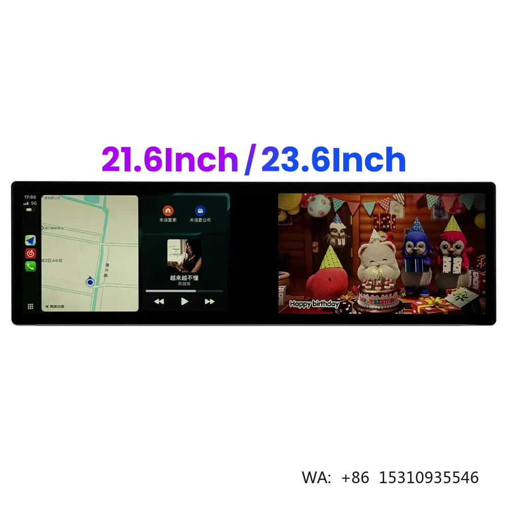 21.6 Inch 23.6 Inch Front Passenger Seat Entertainment Autoradio Android Dual Screen Android Car Radio Stereo
21.6 Inch 23.6 Inch Front Passenger Seat Entertainment Autoradio Android Dual Screen Android Car Radio Stereo