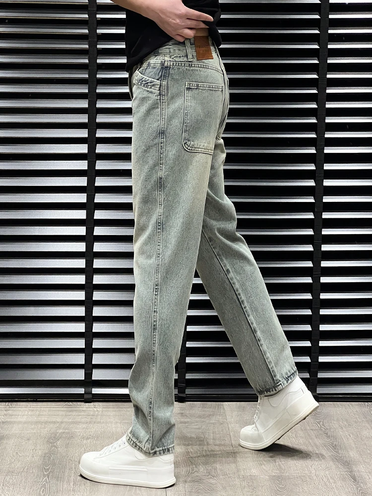 Retro Distressed Loose Fit Casual Men's Jeans Fashionable Straight Leg American Style High Street Long Trousers Spring Summer
Retro Distressed Loose Fit Casual Men's Jeans Fashionable Straight Leg American Style High Street Long Trousers Spring Summer