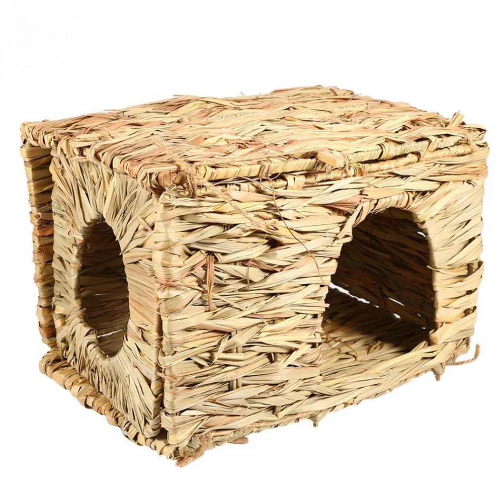 Natural Hand-made Grass Hut Bed House Straw Grass Bird Nest Cage For Bunny Rabbit Hamster Gerbil Chinchillas
Natural Hand-made Grass Hut Bed House Straw Grass Bird Nest Cage For Bunny Rabbit Hamster Gerbil Chinchillas