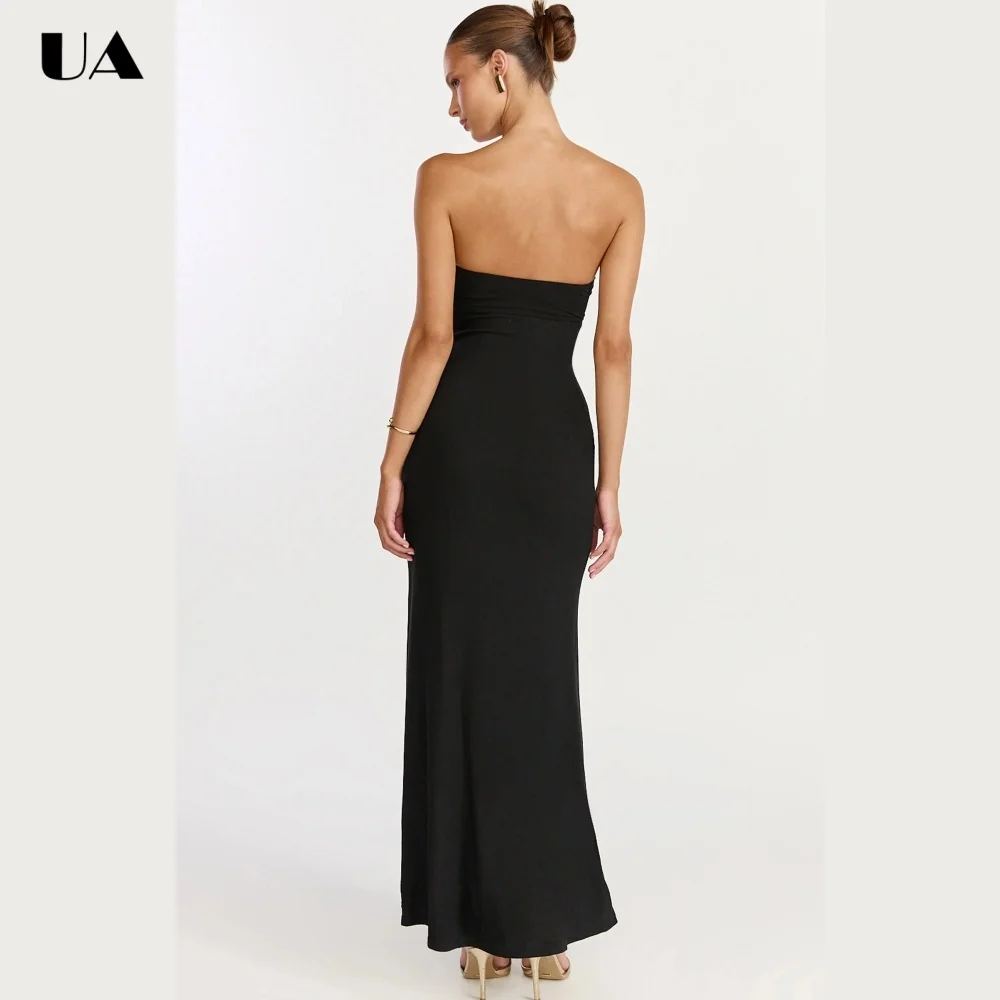 ULBYANRY Elegant Solid Strapless Draped Prom Dress for Woman Sexy Sheath Backless Evening Dress Customized Sleeveless Long Dress
ULBYANRY Elegant Solid Strapless Draped Prom Dress for Woman Sexy Sheath Backless Evening Dress Customized Sleeveless Long Dress