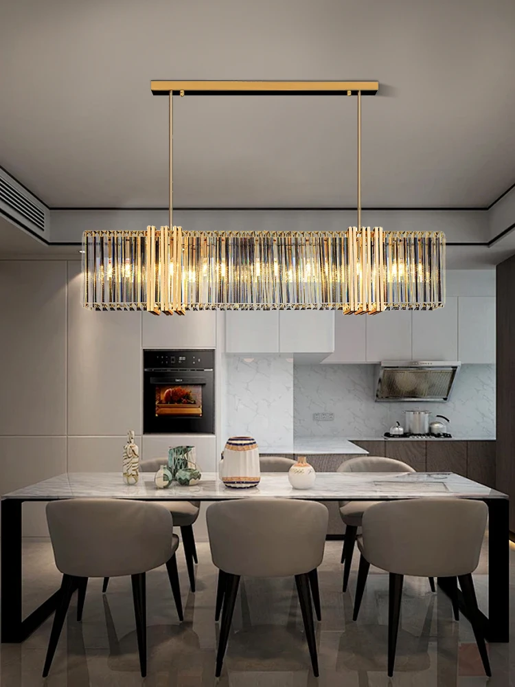 Modern American Luxury Steel Led Chandelier Lights Dining Room Gold Lustre Straight Hanging Lamp Deco Indoor Lighting Fixtures
Modern American Luxury Steel Led Chandelier Lights Dining Room Gold Lustre Straight Hanging Lamp Deco Indoor Lighting Fixtures