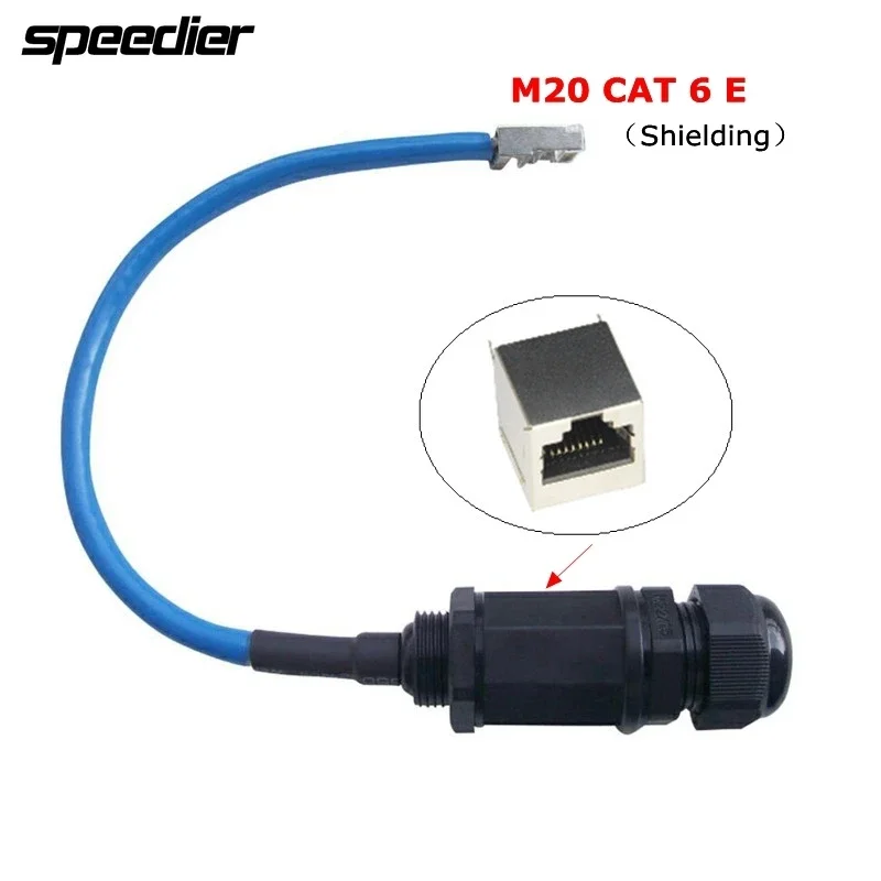 CAT6 CAT 6E Waterproof RJ45 connector Ethernet LAN RJ 45 AP outdoor network bridge M20 shielded IP68 Water proof Plug cable 25cm
CAT6 CAT 6E Waterproof RJ45 connector Ethernet LAN RJ 45 AP outdoor network bridge M20 shielded IP68 Water proof Plug cable 25cm