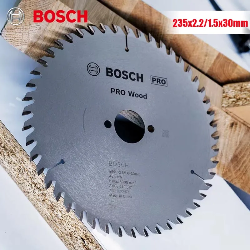 Bosch Wood Circular Saw Blade 235X2.2/1.5X30Mm Woodworking Saw Blade Atb Teeth for Electric Circular Saw Power Tool Accessories
Bosch Wood Circular Saw Blade 235X2.2/1.5X30Mm Woodworking Saw Blade Atb Teeth for Electric Circular Saw Power Tool Accessories