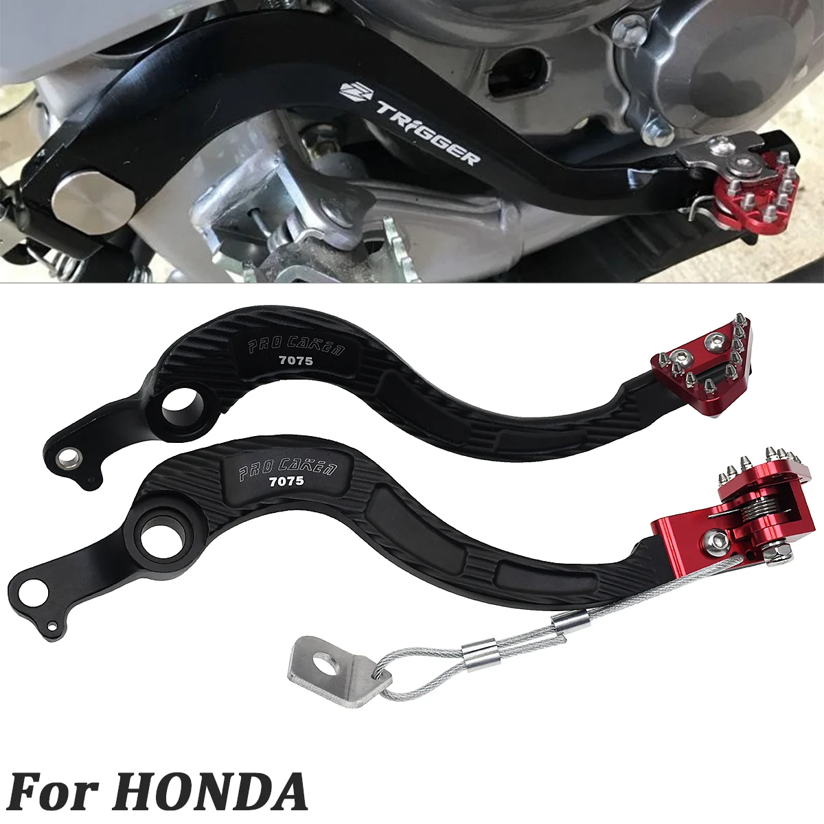 Motorcycle CNC Aluminum Forged Rear Brake Pedal Lever For Honda CRF 250X 450X 250 450 X CRF250X CRF450X 2005-2017 MX Motorbike
Motorcycle CNC Aluminum Forged Rear Brake Pedal Lever For Honda CRF 250X 450X 250 450 X CRF250X CRF450X 2005-2017 MX Motorbike