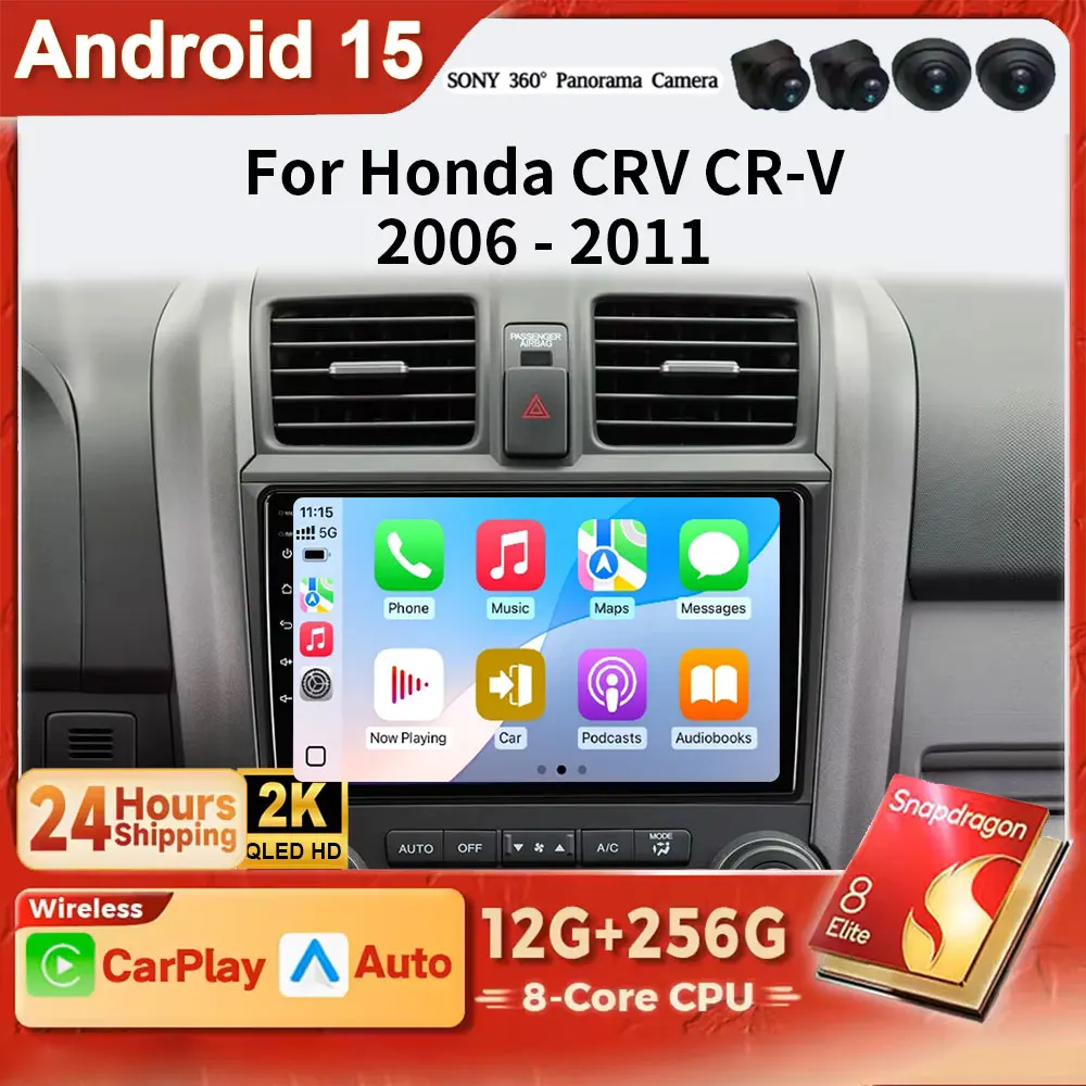 Для Honda CR-V 3 RE CRV 2006-2011 Android 15 2K QELD авторадио Carplay 4G автомобильный мультимедийный GPS 2din авторадио головное устройство WIFI
Для Honda CR-V 3 RE CRV 2006-2011 Android 15 2K QELD авторадио Carplay 4G автомобильный мультимедийный GPS 2din авторадио головное устройство WIFI
