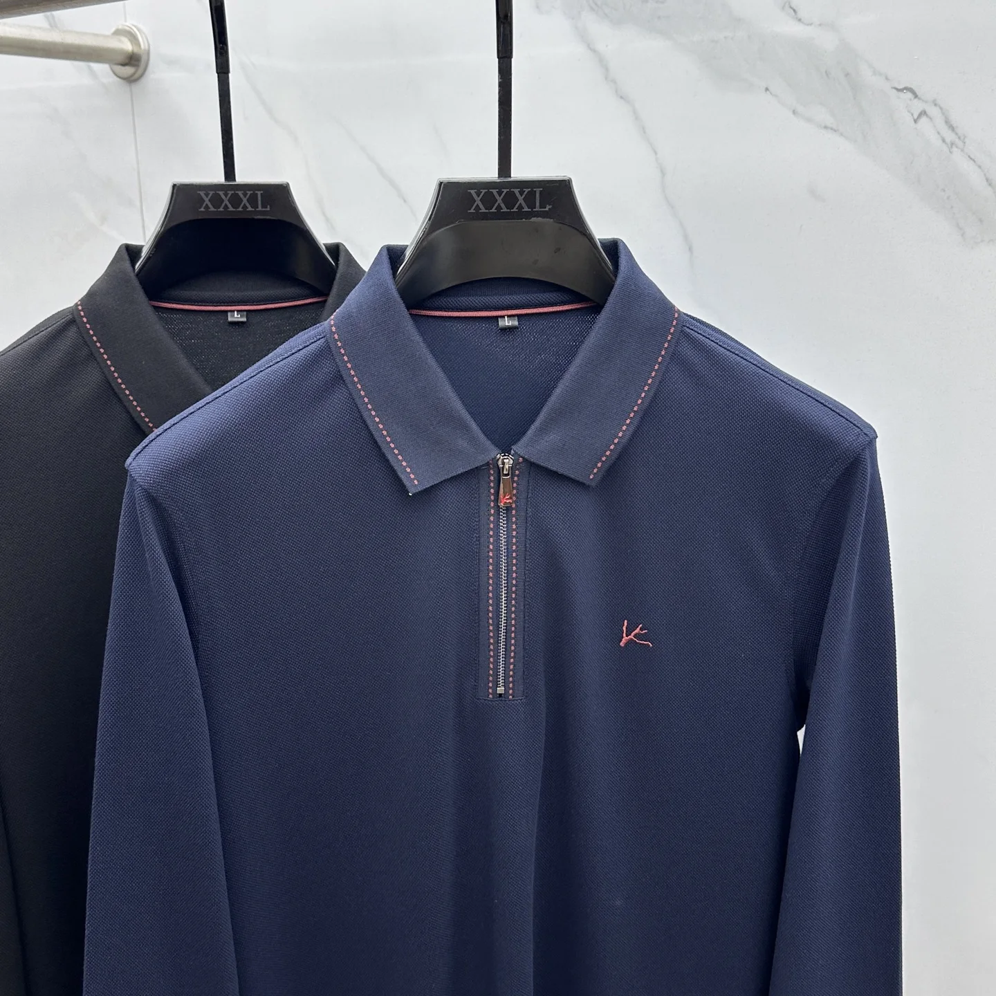 OECHSLI Polo shirt men 2025 New Fashion embroidery elastic long sleeves outdoors zipper high quality big size M-3XL
OECHSLI Polo shirt men 2025 New Fashion embroidery elastic long sleeves outdoors zipper high quality big size M-3XL