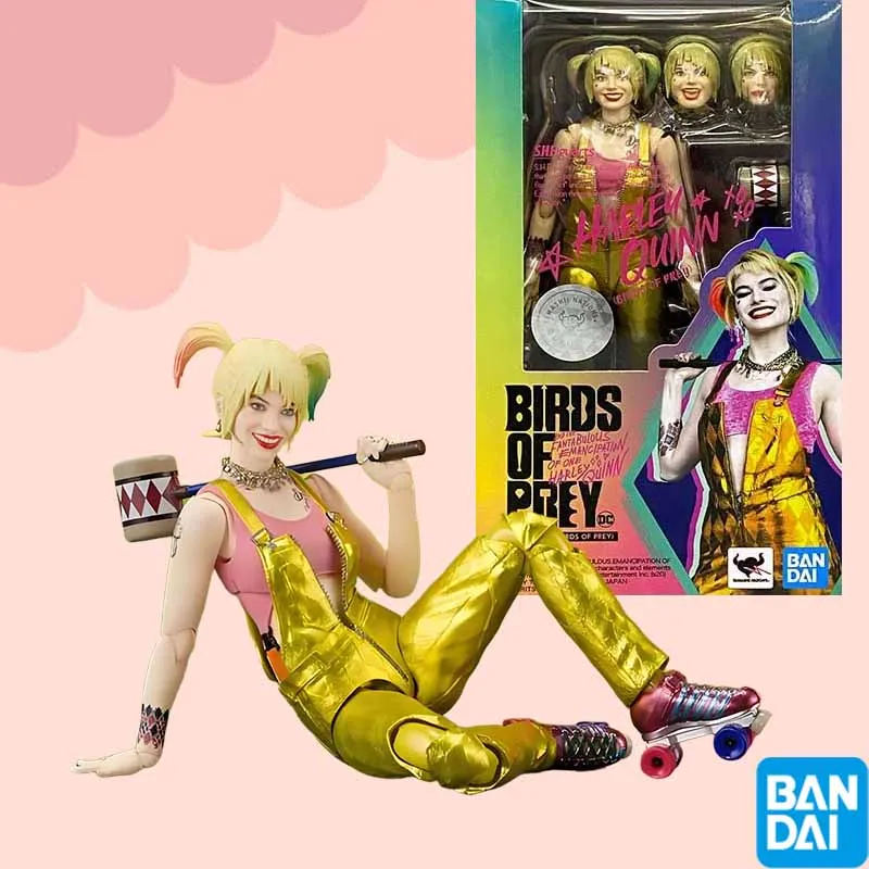 Bandai Birds of Prey, аниме-фигурка SHF Harley Quinn, экшн-фигурка, коллекционная модель, игрушки с высокой посадкой для мальчиков, подарок
Bandai Birds of Prey, аниме-фигурка SHF Harley Quinn, экшн-фигурка, коллекционная модель, игрушки с высокой посадкой для мальчиков, подарок