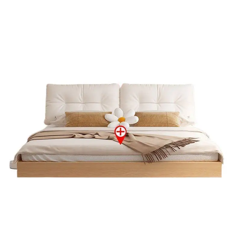 Suspension simple Nordic solid wood bed storage modern large bed light luxury solid wood bed
Suspension simple Nordic solid wood bed storage modern large bed light luxury solid wood bed
