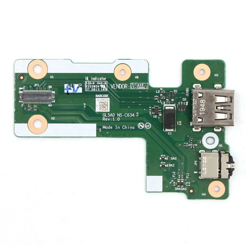 YY+For Lenovo ThinkPad L15 Gen1 20U3 20U4 20U7 20U8 GL5A0 NS-C634 USB Board
YY+For Lenovo ThinkPad L15 Gen1 20U3 20U4 20U7 20U8 GL5A0 NS-C634 USB Board