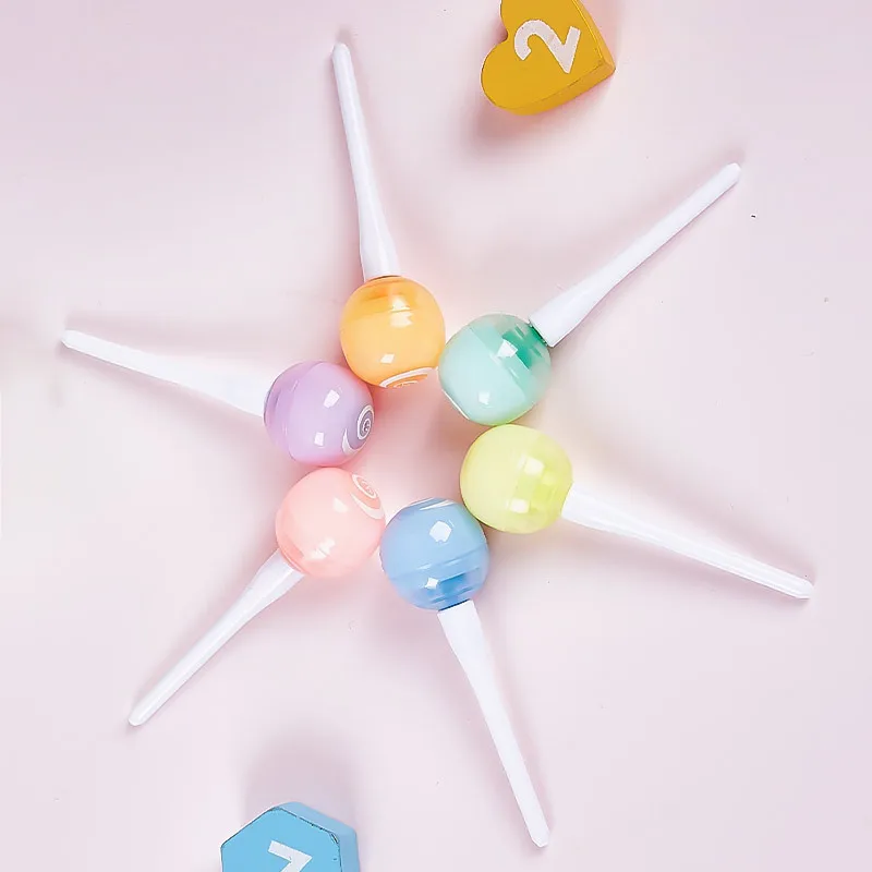 Children‘s Day Gift Lollipop Fluorescent Pen Si'x Colors Mini Fluorescent Pen Writing Error Marker Pen Novelty Cute Stationery
Children‘s Day Gift Lollipop Fluorescent Pen Si'x Colors Mini Fluorescent Pen Writing Error Marker Pen Novelty Cute Stationery