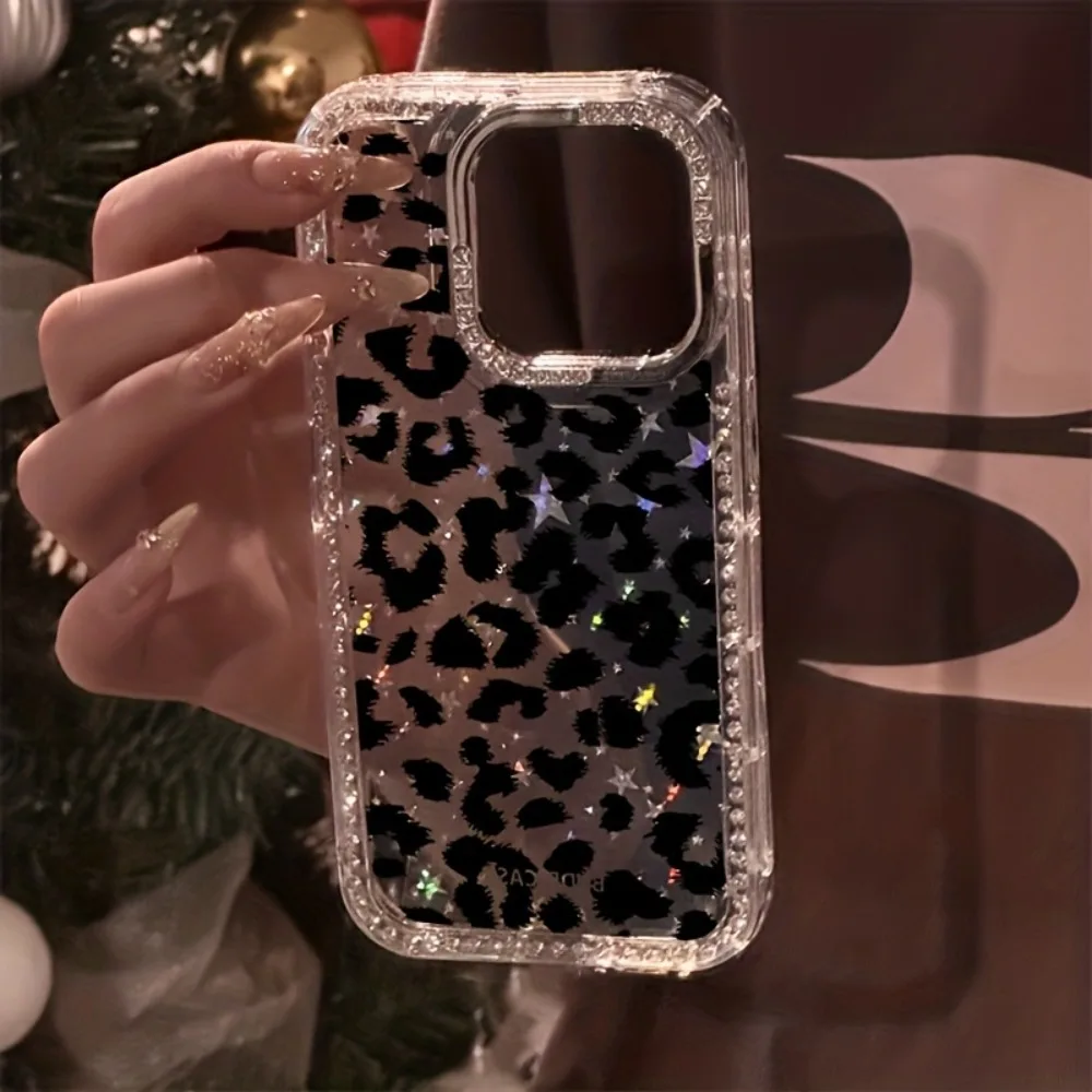 A Luxurious Black Leopard Print Phone Case Shockproof Design for Iphone 17 Pro Max, 17 Air, 16, 15, 14 Plus, 13, 12,11
A Luxurious Black Leopard Print Phone Case Shockproof Design for Iphone 17 Pro Max, 17 Air, 16, 15, 14 Plus, 13, 12,11