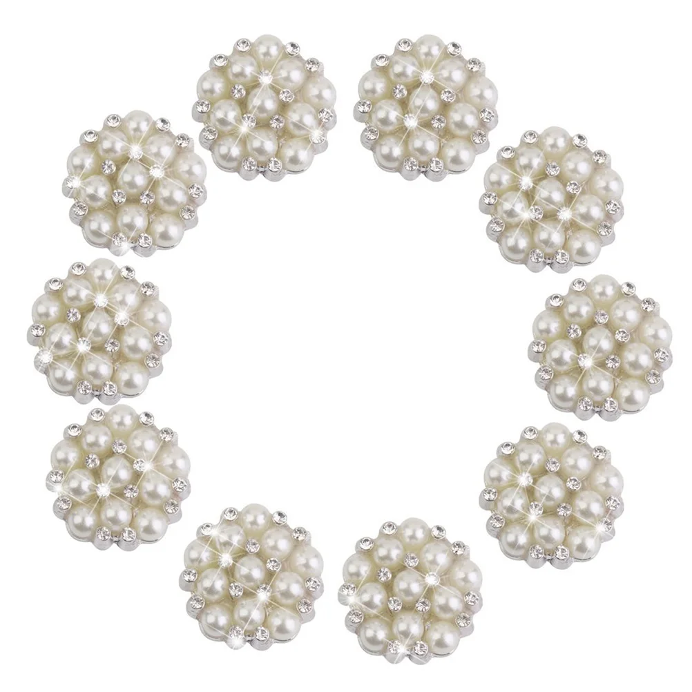 10pcs Rhinestone and Pearl Decorated Flatback Embellishments Button (Beige+Silver) Hairband decoration
10pcs Rhinestone and Pearl Decorated Flatback Embellishments Button (Beige+Silver) Hairband decoration