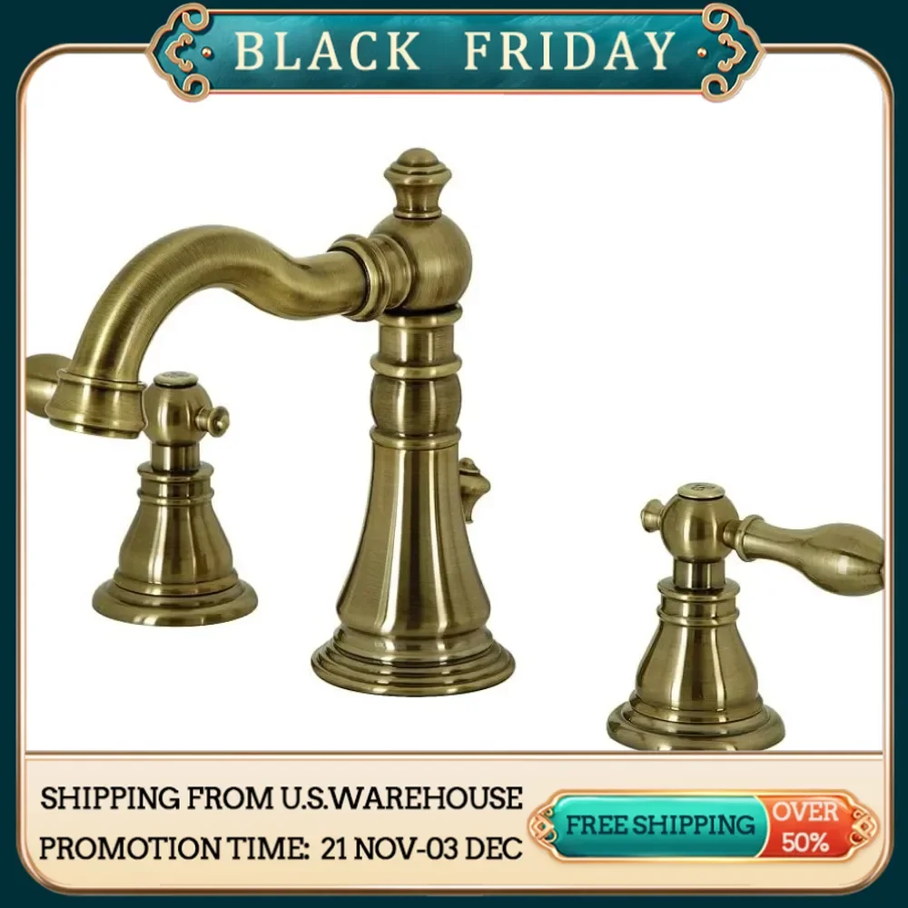 American Classic Widespread Lavatory Faucet Wash Hands 5-5/16" Spout Reach Bathroom Sink Kitchen Faucets Hand Wash Toilets Table
American Classic Widespread Lavatory Faucet Wash Hands 5-5/16" Spout Reach Bathroom Sink Kitchen Faucets Hand Wash Toilets Table