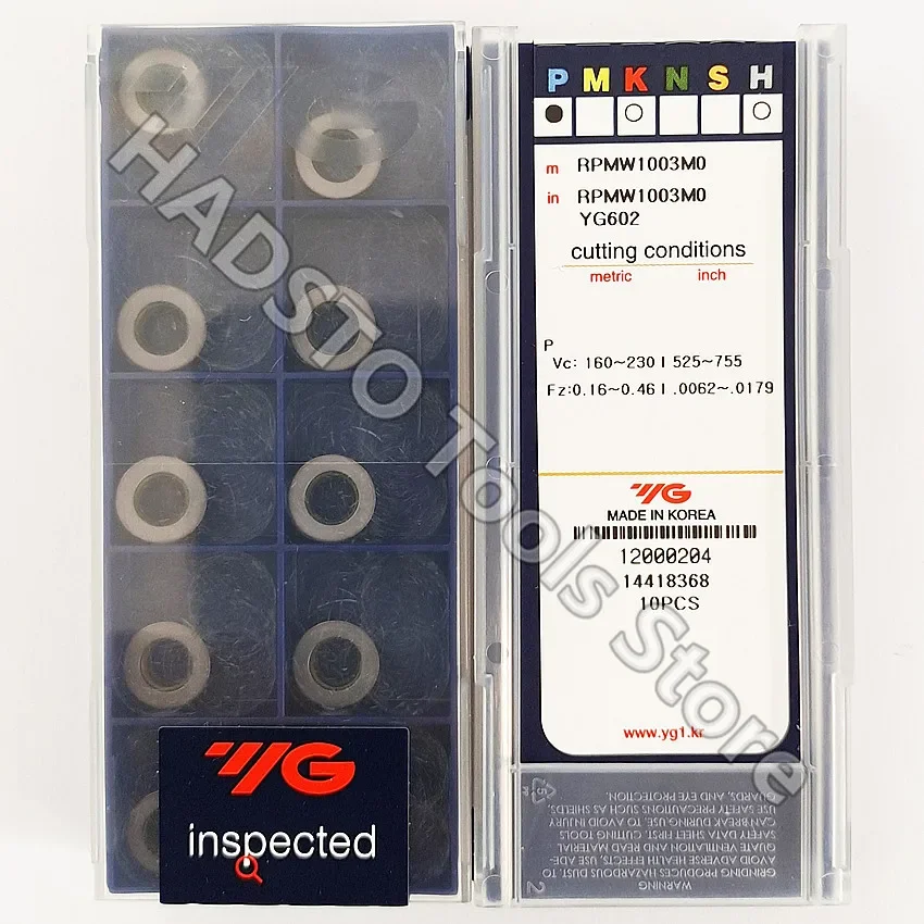 RPMW1003MO YG602/RPMW1204MO YG602 R5 R6 YG CNC carbide Milling inserts For Universal grade for General Milling Application
RPMW1003MO YG602/RPMW1204MO YG602 R5 R6 YG CNC carbide Milling inserts For Universal grade for General Milling Application