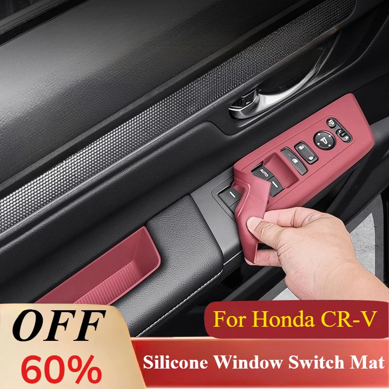 For Honda CR-V 2023-2025: 4-Piece Silicone Window Switch Mat - Anti-Scratch, Drop-In Fit & Custom
For Honda CR-V 2023-2025: 4-Piece Silicone Window Switch Mat - Anti-Scratch, Drop-In Fit & Custom