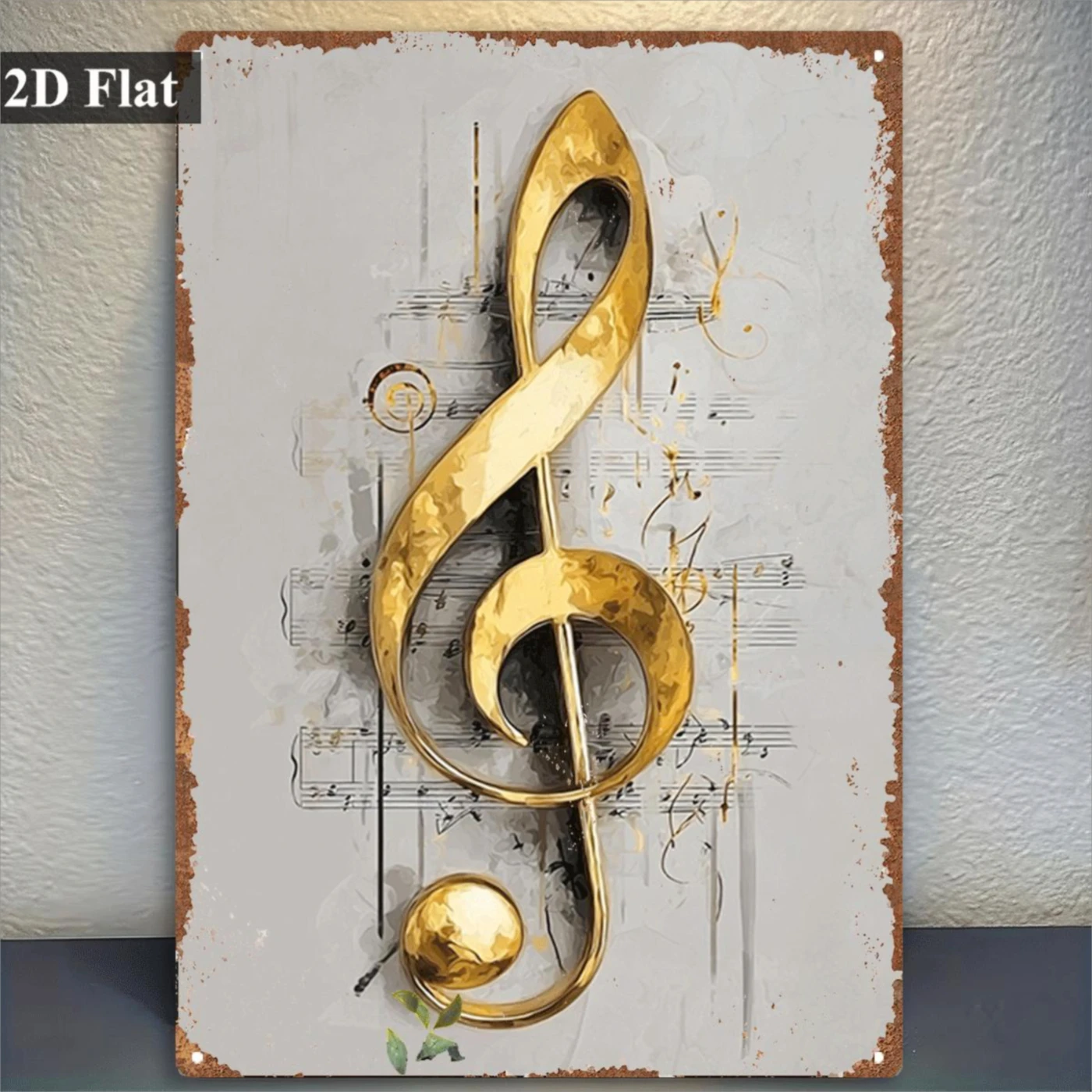 2D Flat, 1pc 1pcs Treble Clef and Musical Notes Wall Art - Rustic Metal Music Note Plaque with Treble Clef, Flat Sign Suitable for Home, Office, Indoor/Outdoor Decor, Christmas & for Home Decoration, 2D Flat
2D Flat, 1pc 1pcs Treble Clef and Musical Notes Wall Art - Rustic Metal Music Note Plaque with Treble Clef, Flat Sign Suitable for Home, Office, Indoor/Outdoor Decor, Christmas & for Home Decoration, 2D Flat