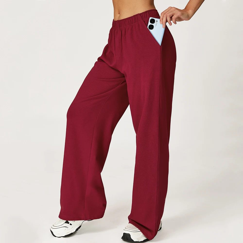 Female High Waisted long Sweatpants Wide Leg Slimming Straight Leg Loose Pants Women Outdoor Running Casual Sports Sweatpants
Female High Waisted long Sweatpants Wide Leg Slimming Straight Leg Loose Pants Women Outdoor Running Casual Sports Sweatpants