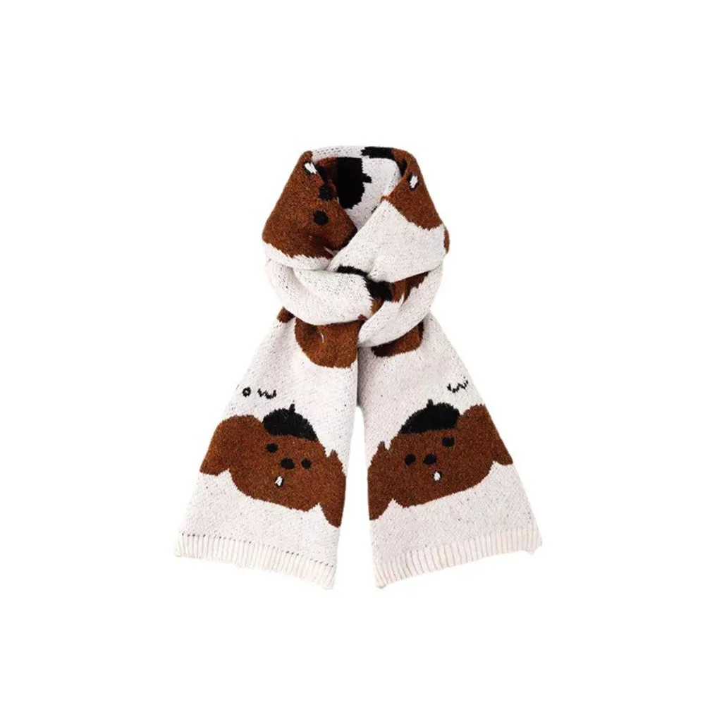 Cute Cartoon Dog Knit Scarf Anti-Cold Thick Women's Scarf Korean version Warm Neck Scarf Autumn And Winter
Cute Cartoon Dog Knit Scarf Anti-Cold Thick Women's Scarf Korean version Warm Neck Scarf Autumn And Winter