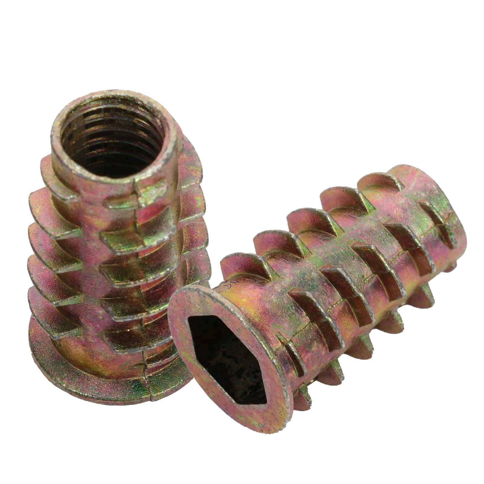 50 Pcs Zinc Alloy Nut Furniture Hardware Screw in Bolts Threaded Insert Nuts Durable Smooth Surface Stable Trapezoid Drive
50 Pcs Zinc Alloy Nut Furniture Hardware Screw in Bolts Threaded Insert Nuts Durable Smooth Surface Stable Trapezoid Drive